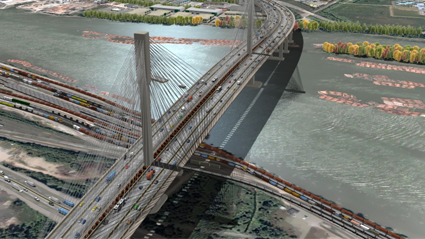 CTV NEWS Segment: 3-D environment, bridge models (from drawings) and 3 minutes of HD animation produced and delivered in 4 weeks.